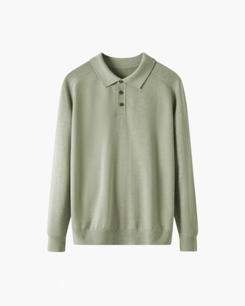 Dalmere Men's Long Sleeve Polo Shirt | Soft Knit, Classic Fit 6