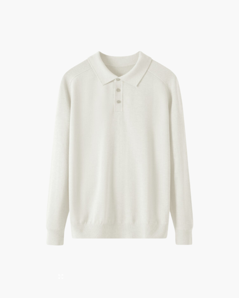 Dalmere Men's Long Sleeve Polo Shirt | Soft Knit, Classic Fit 7