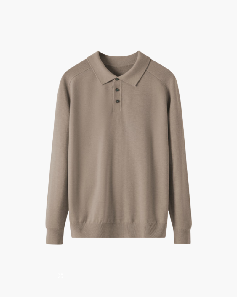 Dalmere Men's Long Sleeve Polo Shirt | Soft Knit, Classic Fit 8