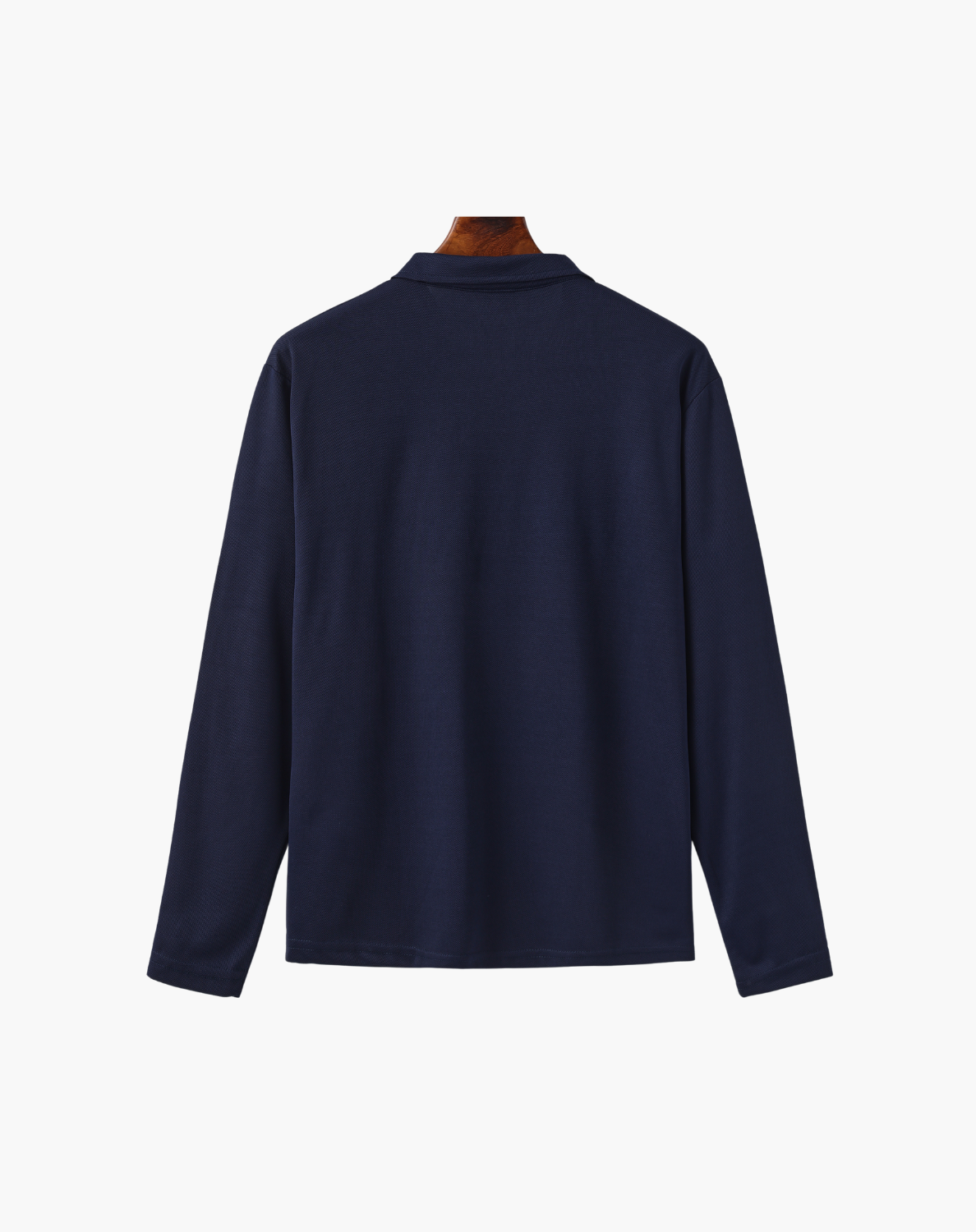 Rocco Men's Long Sleeve Polo Shirt | Smooth Stretch Knit, Tailored Fit 1