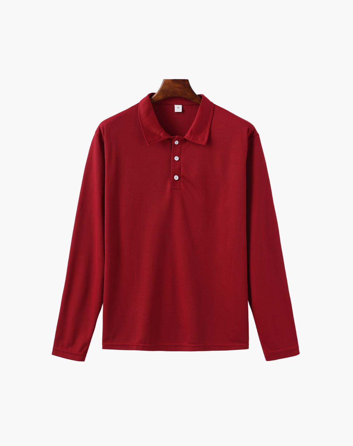 Rocco Men's Long Sleeve Polo Shirt | Smooth Stretch Knit, Tailored Fit 4