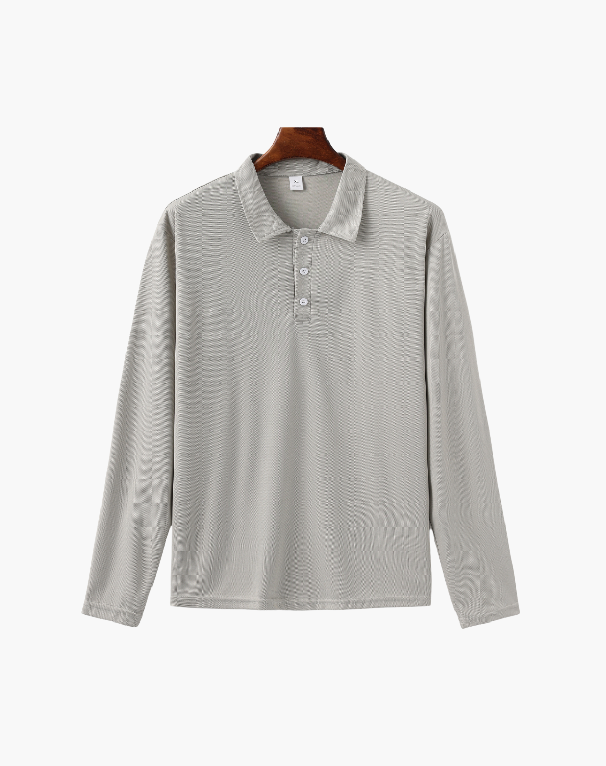 Rocco Men's Long Sleeve Polo Shirt | Smooth Stretch Knit, Tailored Fit 5