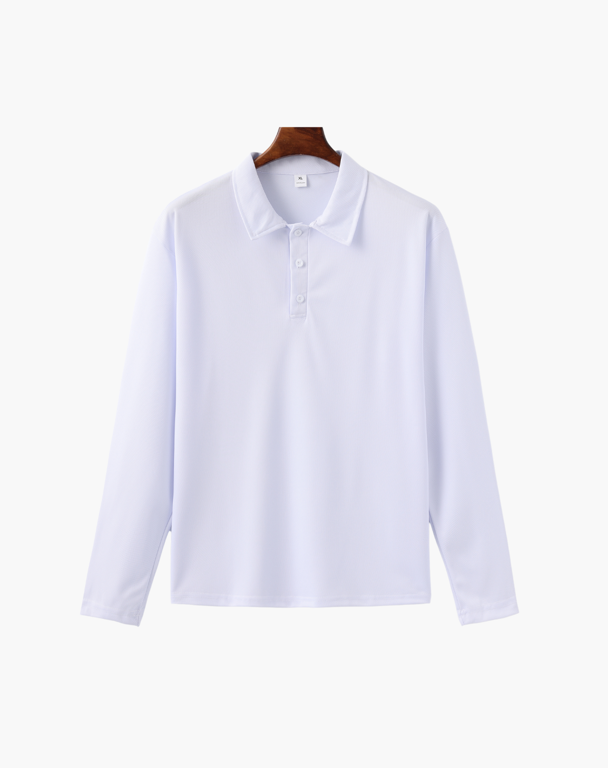 Rocco Men's Long Sleeve Polo Shirt | Smooth Stretch Knit, Tailored Fit 6