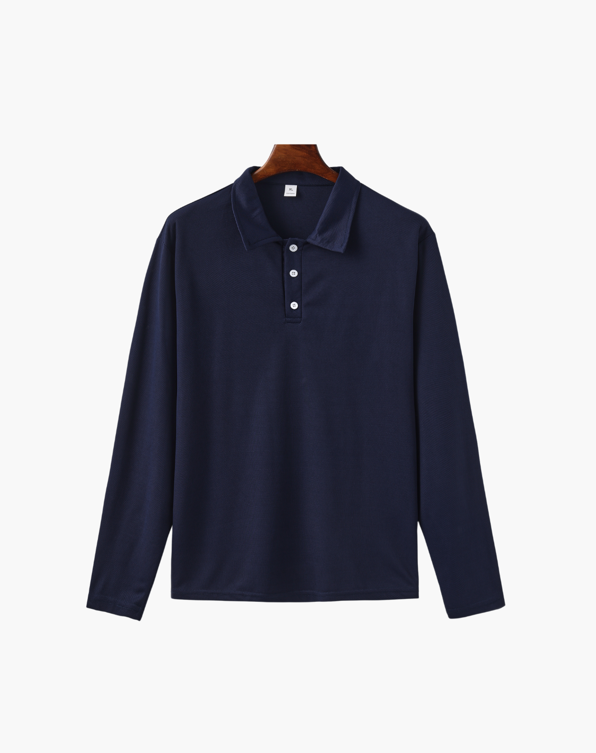 Rocco Men's Long Sleeve Polo Shirt | Smooth Stretch Knit, Tailored Fit 0
